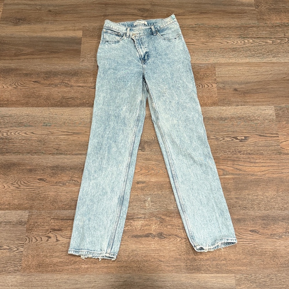 Abercrombie & Fitch Light Blue Straight Leg Jeans